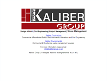 Tablet Screenshot of kalibergroup.co.uk